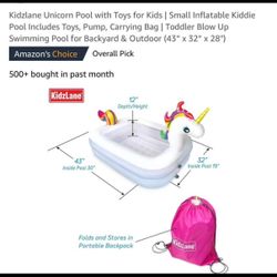 Unicorn pool and pump