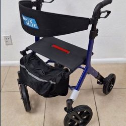 Rollator Walker for Seniors Taller 5.3~7ft with Height-Adjustable