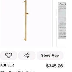 Kohler Handshower Slide Bar
