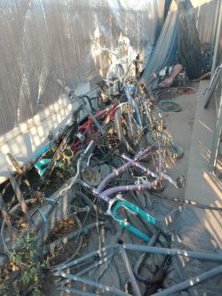 All Kinds Of Bike Parts Rims Seats Frames