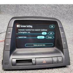 2006 Prius Screen W Navigation Good Part
