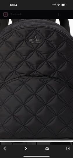 Kade spade large quilted backpack 