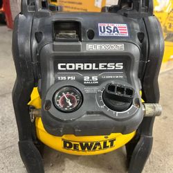 DEWALT 60V AIR COMPRESSOR FLEXVOLT $165 USED