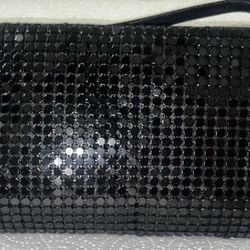 Charming Charlie RSVP Black Sequin Beaded Wristlet 8x4 ELEGANT EVENING CLUTCH