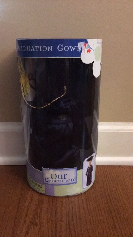 Brand new graduation gown