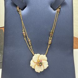 18KT FLOWER CHAIN