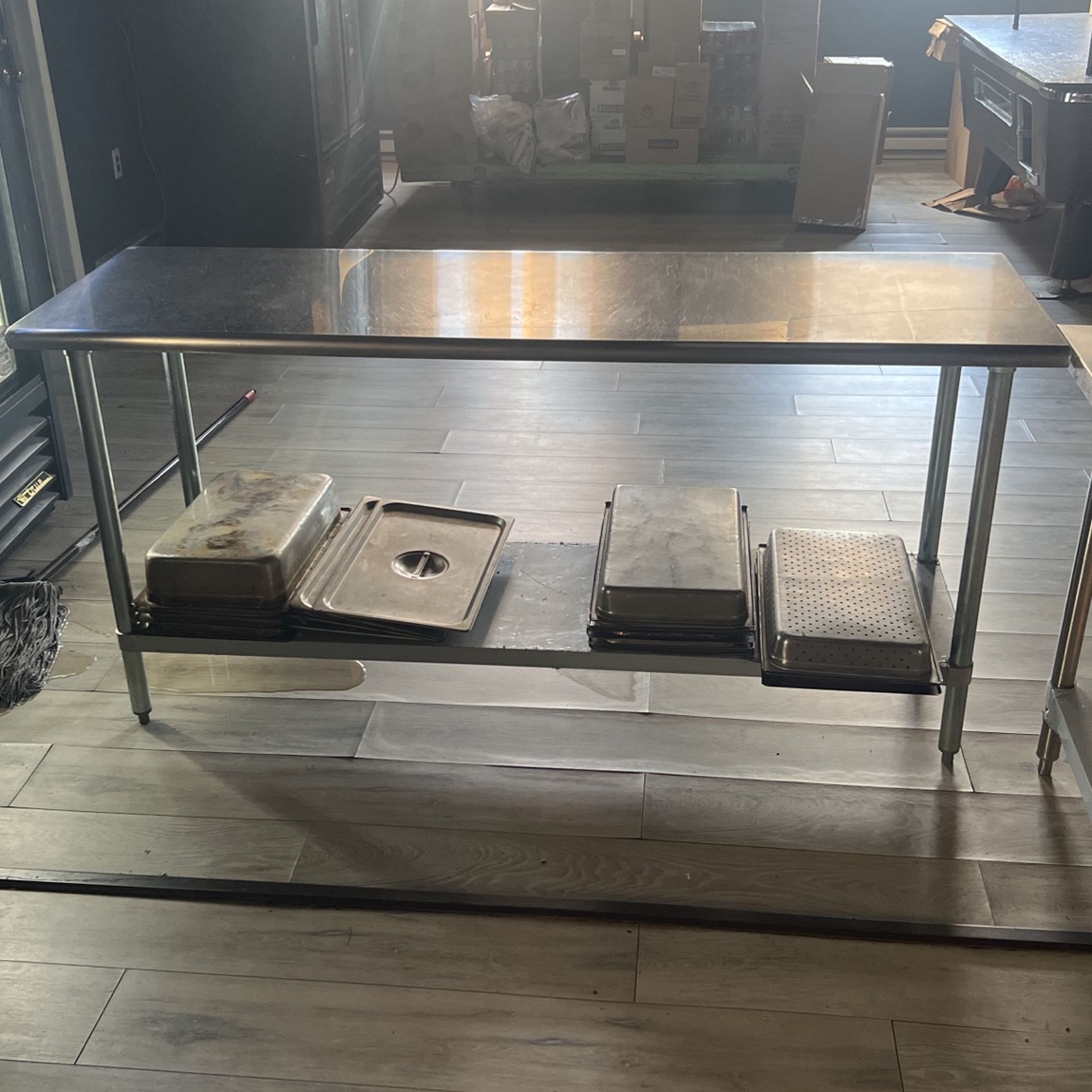 Commercial Stainless Steel Work Tables