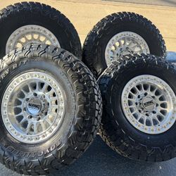 Kmc IMS 552 18x9 8x165 - 8x170 - 8x180 With Toyo R/T Trail 37x12.50R17 Tires 🔥🔥🔥