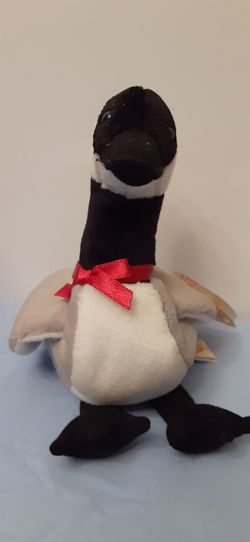 1998 Ty beanie baby Loosy the goose Retired with Errors!