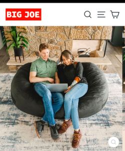 Big Joe Fuf Lounger Foam Bean Bag