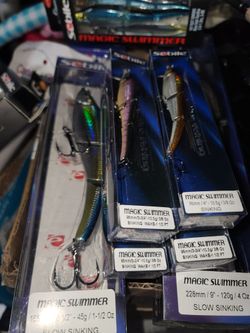 Striper Tuna Plugs Magic Swimmers Savage Gear Sand Eels Tackle Rods Reels Cape Cod Canal