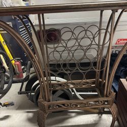 Wine Rack Table 