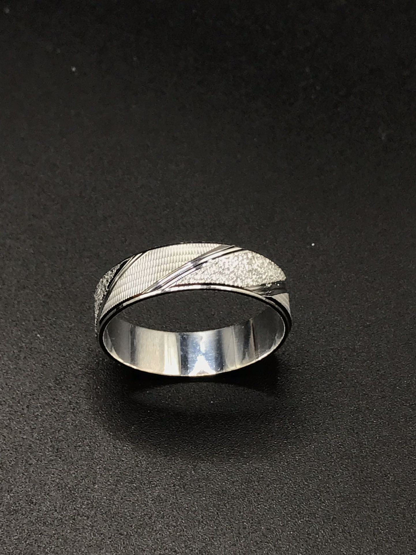 925 Sterling Silver Men’s Wedding Band Rings 