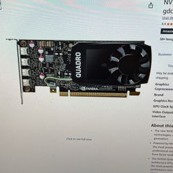 Nvidia Quadro P1000 4gb 