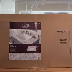 Home Decorators Everest 37 inch vanity top only
