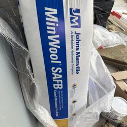 John Manswell Sound Attenuation Fire Blankets (SAFB) 48" × 16" x 3 ½" thick pre-cut, mineral wool insulation batts make it easier to handle and instal