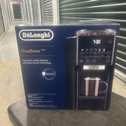 De'Longhi TrueBrew Automatic Coffee Maker Matte Black Drip Brew System Coffee Machine