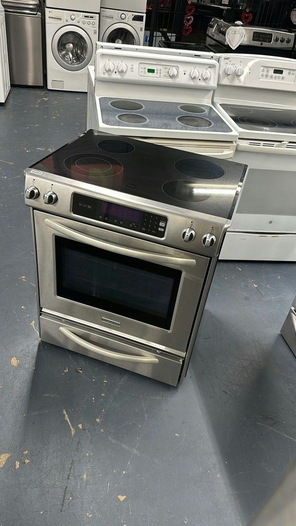 Capacity 5.8 cuft Electric Sto ve Kitc henAid Fast Delivery!