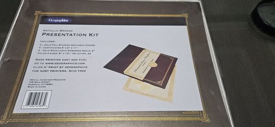 Geographics Metallic Bronze Presentation Kit