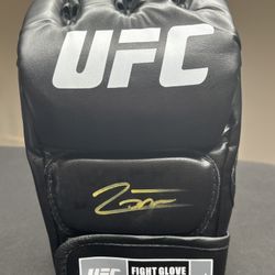 JEAN SILVA GOLD SIGNED AUTOGRAPHED UFC BLACK GLOVE Fighting Nerds 