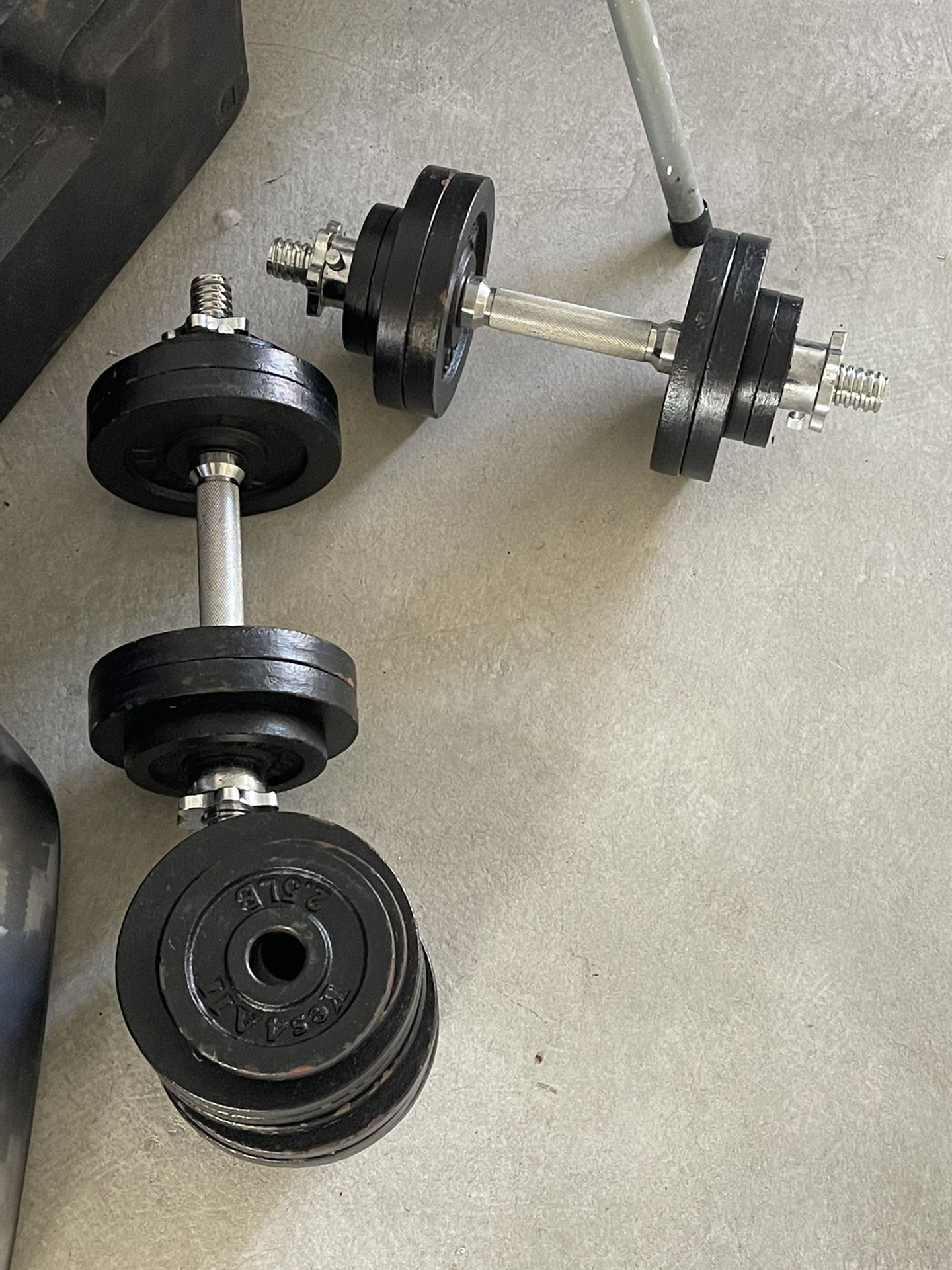 Dumbbells and Pull Up Bar 