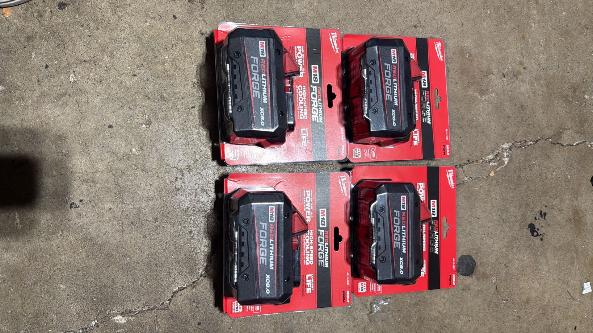 Milwaukee M18 batteries