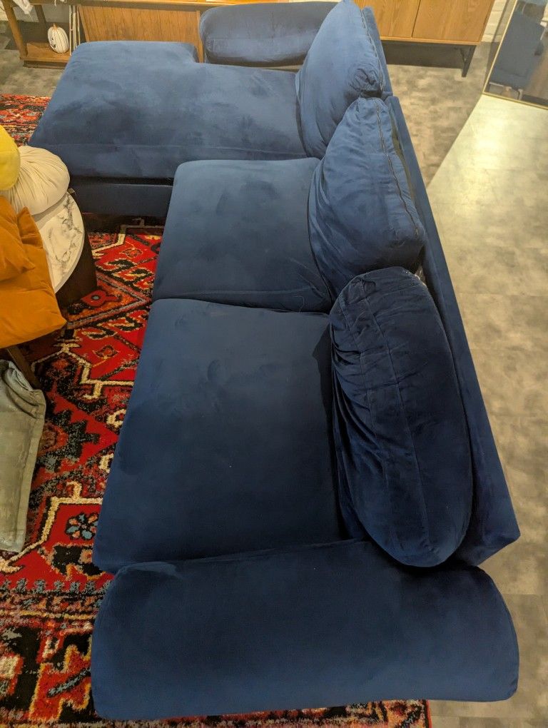Used Blue Chaise Lounge FREE