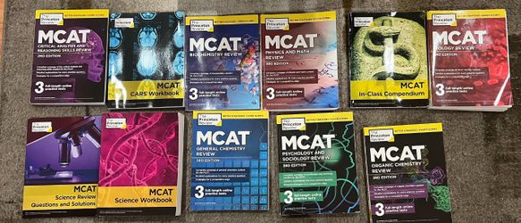 MCAT Princeton Review Books