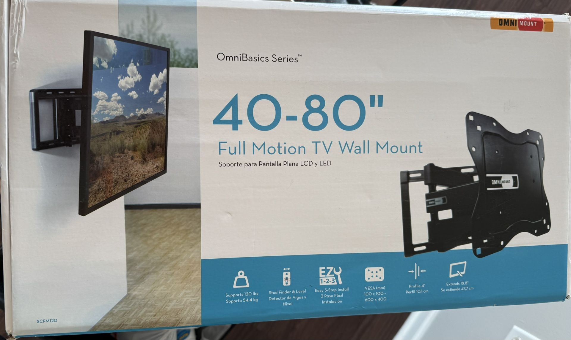 OmniMount TV 40 - 80 inch TV Mount
