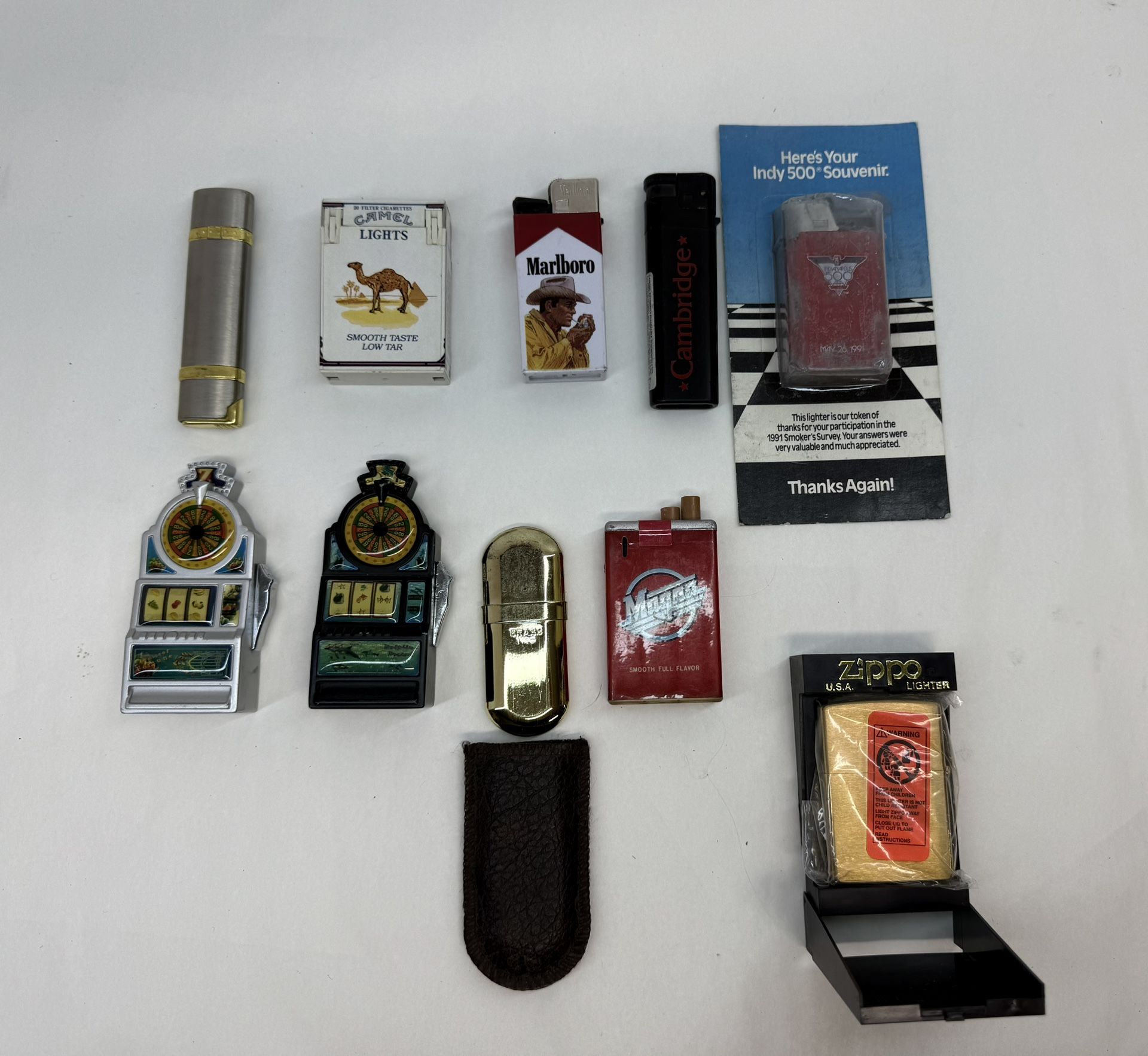 Lighter Collection Includes Brass Zippo Sealed