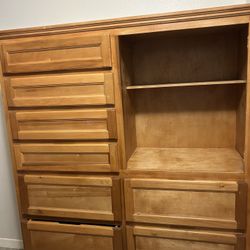 Homemade Solid Wood Dresser 