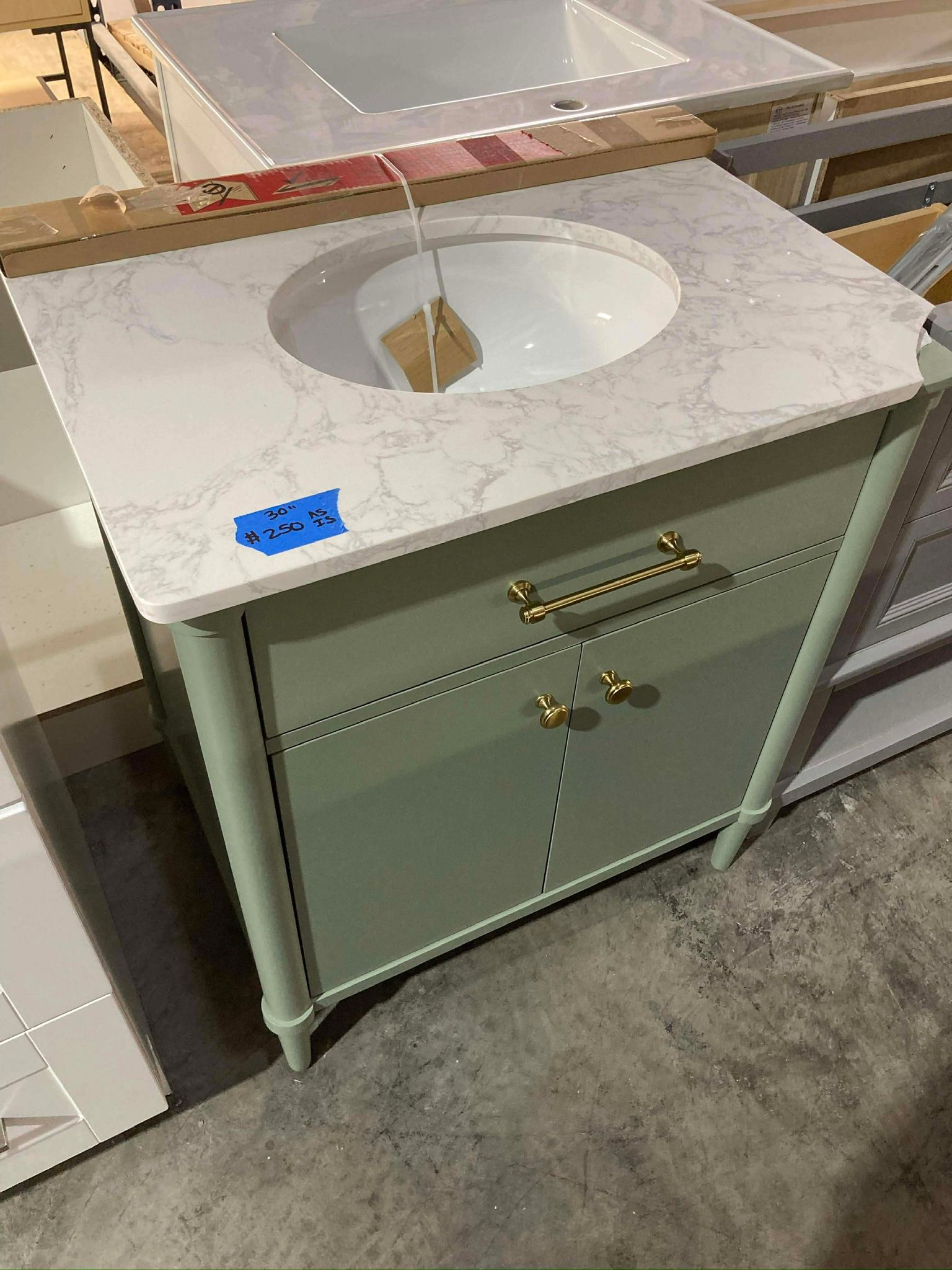 30in Bathroom Vanity With Top- AS IS