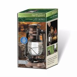 Vintage Outdoor Lantern Built-in dimmer Switch 12 Super Bright LEDs 