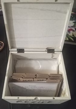 Recipe Box CASH ONLY PLEASE 
