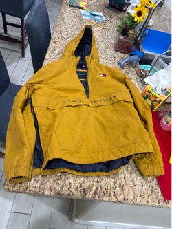 Tommy Hilfiger, yellow interact, jacket, size medium