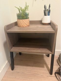 Modern Bedside Table + Matching Nightstand Set – $45