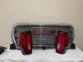 2019-2022 gmc sierra denali grille tail lights