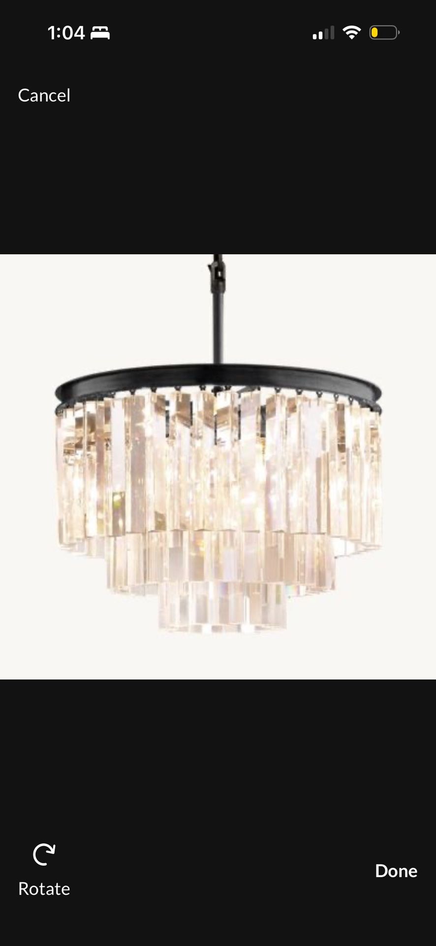 Restoration Hardware Chandelier