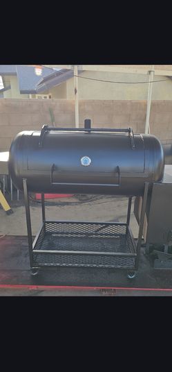 Custom built 60 gallon smoker. Brand new.