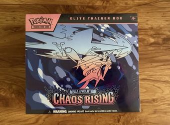 Pokemon Mega Evolution Chaos Rising Elite Trainer Box ETB Factory Sealed