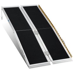 5FT Ramp Folding Wheelchair Ramp Holds Up to 800 lbs,