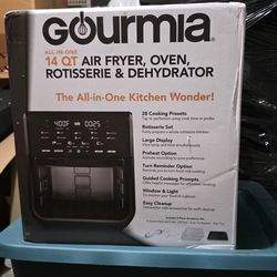 Gourmia 14 Qt Air Fryer Rotisserie Oven Dehydrator