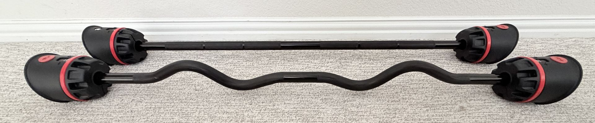 🏋️ Bowflex 2080 Adjustable Barbell & EZ Curl Bar – For Parts / Repair