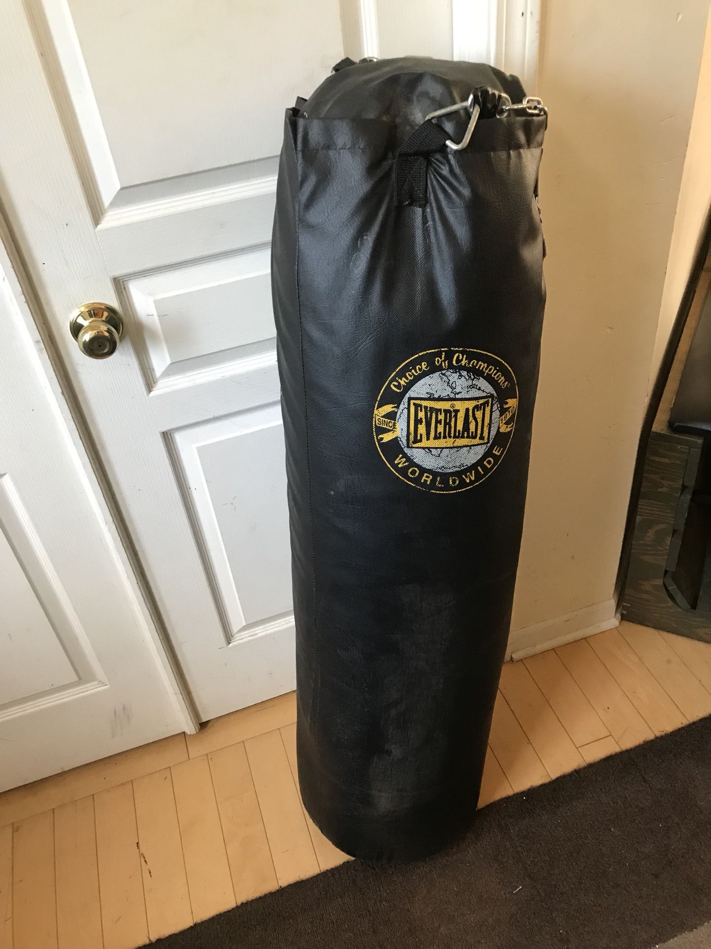 Noordoosten Pef marionet 100lbs Everlast Choice Of Champions Punching Bag for Sale in Romeoville, IL  - OfferUp