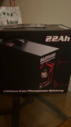 Big Jeff audio batter 22ah