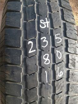 ST235 80 16 one good trailer tire