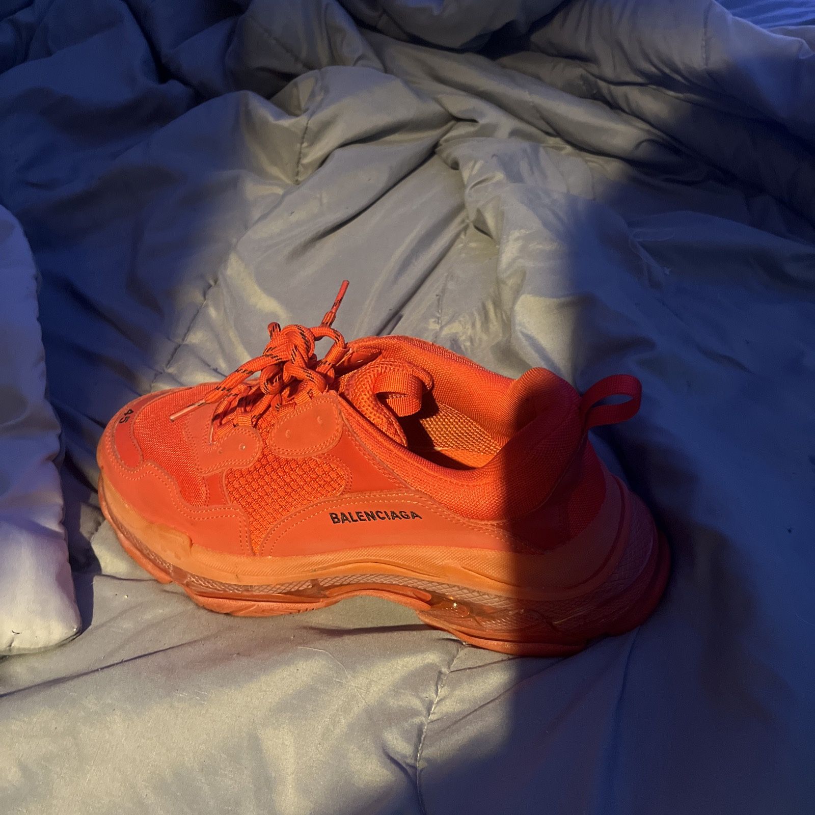 Triple S All Red Balenciaga’s Size 11