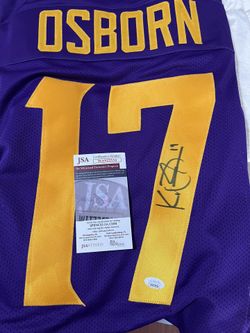 Kj Osborn Minnesota Vikings Signed Jersey JSA COA