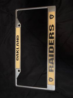 Raiders License Plate