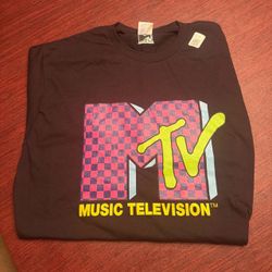 MTV Music Television Graphic Large New T-Shirt